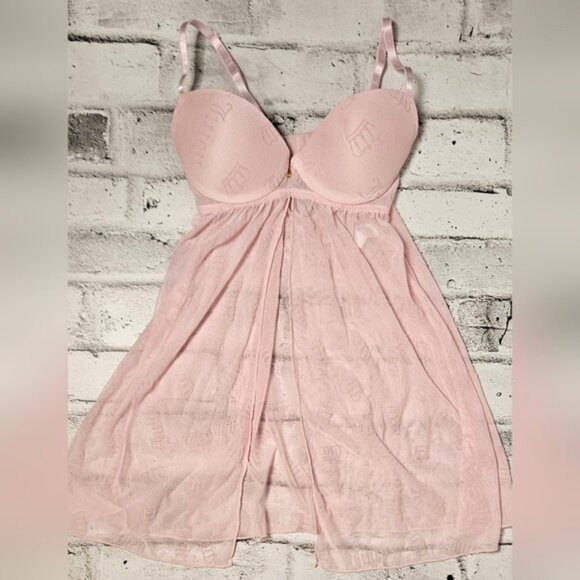 Juicy Couture Pink Chemise with Sweetheart Neckline - Picture 3 of 13
